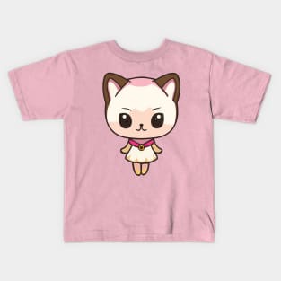 kawaii cat girl Kids T-Shirt